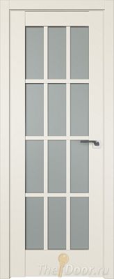 Дверь Profil Doors 102U цвет Магнолия Сатинат стекло Матовое