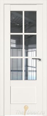 Дверь Profil Doors 103U цвет ДаркВайт стекло Прозрачное