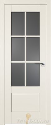 Дверь Profil Doors 103U цвет Магнолия Сатинат стекло Графит