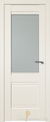 Дверь Profil Doors 2U цвет Магнолия Сатинат стекло Матовое