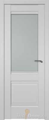 Дверь Profil Doors 2U цвет Манхэттен стекло Матовое
