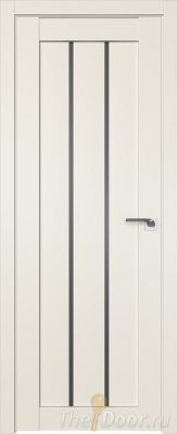 Дверь Profil Doors 49U цвет Магнолия Сатинат стекло Графит Дверь Profil Doors 49U цвет Магнолия Сатинат стекло Графит