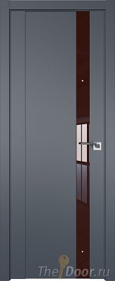 Дверь Profil Doors 62U цвет Антрацит стекло Lacobel Коричневый лак Дверь Profil Doors 62U цвет Антрацит стекло Lacobel Коричневый лак