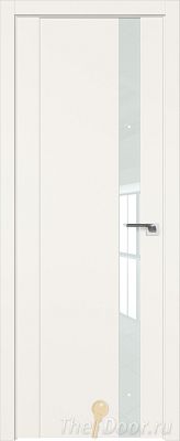 Дверь Profil Doors 62U цвет ДаркВайт стекло Lacobel Белый лак