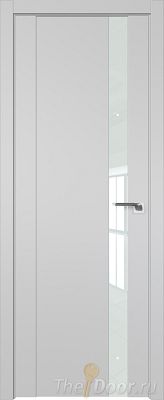 Дверь Profil Doors 62U цвет Манхэттен стекло Lacobel Белый лак