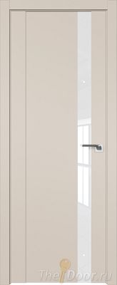 Дверь Profil Doors 62U цвет Санд стекло Lacobel лак Классик