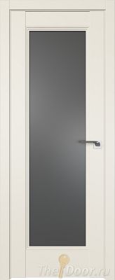 Дверь Profil Doors 65U цвет Магнолия Сатинат стекло Графит