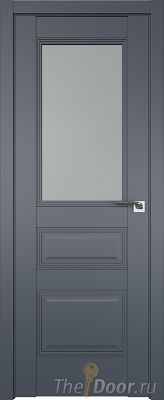 Дверь Profil Doors 67U цвет Антрацит стекло Матовое