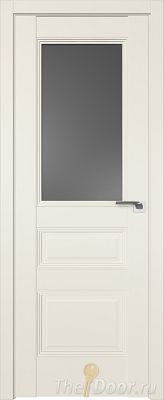 Дверь Profil Doors 67U цвет Магнолия Сатинат стекло Графит Дверь Profil Doors 67U цвет Магнолия Сатинат стекло Графит