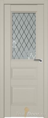 Дверь Profil Doors 67U цвет Шеллгрей стекло Ромб