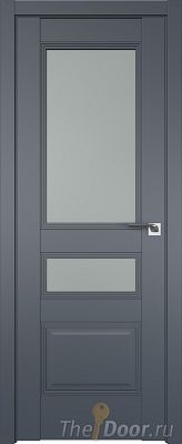 Дверь Profil Doors 68U цвет Антрацит стекло Матовое