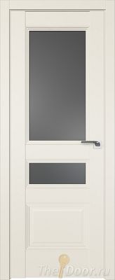 Дверь Profil Doors 68U цвет Магнолия Сатинат стекло Графит Дверь Profil Doors 68U цвет Магнолия Сатинат стекло Графит
