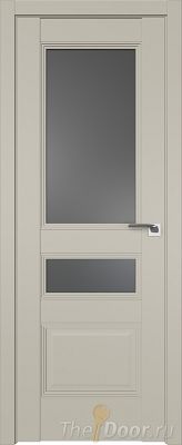 Дверь Profil Doors 68U цвет Шеллгрей стекло Графит