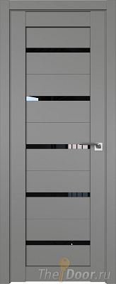 Дверь Profil Doors 7U цвет Грей стекло Черный Триплекс Дверь Profil Doors 7U цвет Грей стекло Черный Триплекс