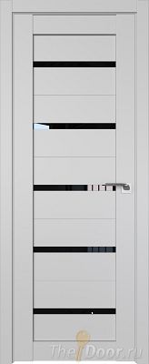 Дверь Profil Doors 7U цвет Манхэттен стекло Черный Триплекс