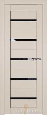 Дверь Profil Doors 7U цвет Санд стекло Черный Триплекс Дверь Profil Doors 7U цвет Санд стекло Черный Триплекс