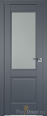 Дверь Profil Doors 90U цвет Антрацит стекло Матовое
