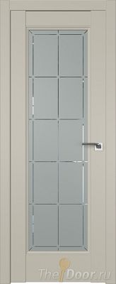 Дверь Profil Doors 92U цвет Шеллгрей стекло Гравировка 10