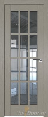Дверь Profil Doors 102XN Стоун стекло Прозрачное