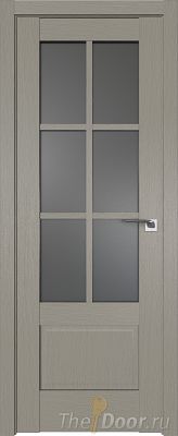 Дверь Profil Doors 103XN Стоун стекло Графит