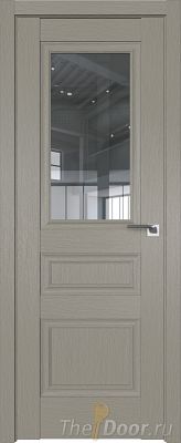 Дверь Profil Doors 2.39XN Стоун стекло Прозрачное