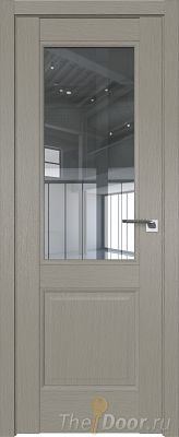Дверь Profil Doors 2.42XN Стоун стекло Прозрачное