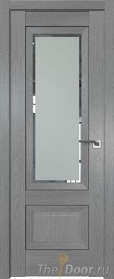 Дверь Profil Doors 2.90XN Грувд Серый стекло Square Матовое