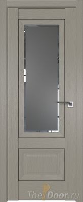 Дверь Profil Doors 2.90XN Стоун стекло Square Графит
