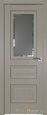 Дверь Profil Doors 2.94XN Стоун стекло Square Графит