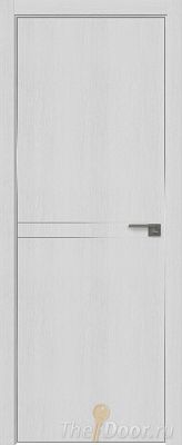 Дверь Profil Doors 111ZN цвет Монблан кромка Матовый Алюминий с 4-х сторон