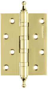 500-A4-PB (1шт) латунная петля с колпачками золото полиров. Armadillo
