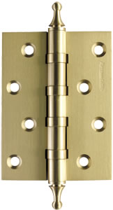 500-A4-SB (1шт) латунная петля с колпачками матовое золото Armadillo