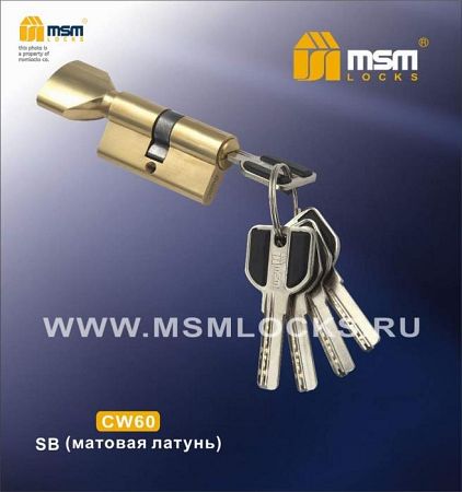 Личинка с перфо-ключём MSM CW60 SB зол. матовое