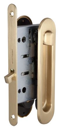 Ручка для раздвижных дверей Armadillo SH011-BK SG-1 матовое золото