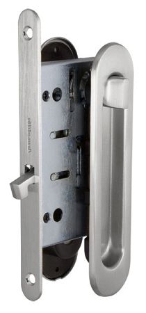 Ручка для раздвижных дверей Armadillo SH011-BK SN-3 матовый никель