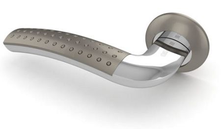 Ручка дверная Fuaro Intro RM SN-CP Мат. никель/хром