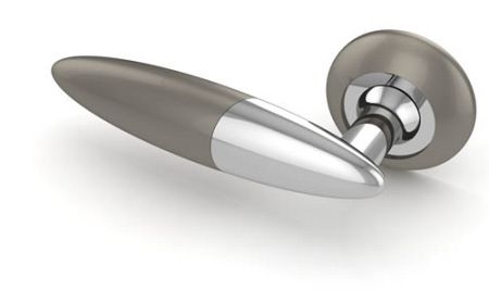 Ручка дверная Fuaro Solo RM SN-CP Мат. никель/хром
