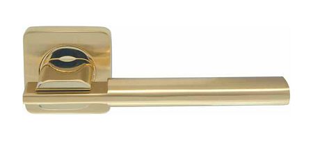 Ручка дверная Armadillo TRINITY SQ005-21SG/GP-1 матовое золото/золото
